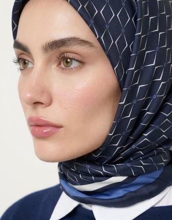 KARO MONOGRAM TWİLL EŞARP