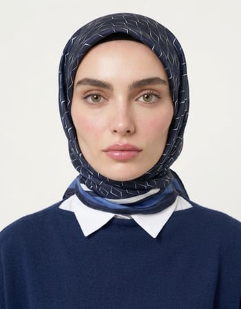 KARO MONOGRAM TWİLL EŞARP