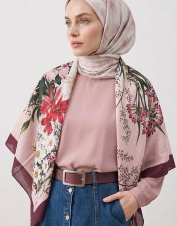 FLORAL OMUZ ŞALI
