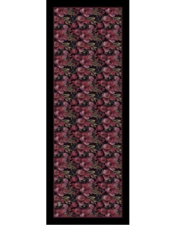 LİLYUM DESENLİ PAMUK ŞAL Bordo