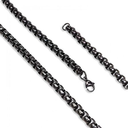 Moncuk Design Arnavut Çelik Kolye 6Mm 3351CEK028