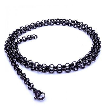 Moncuk Design Forse Çelik Kolye 1Mm X 4Mm 3351CEK040