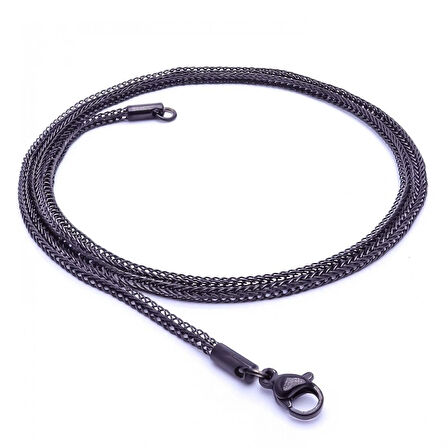 Moncuk Design Yılan Zincir Modeli Çelik Kolye 2Mm 3351CEK038