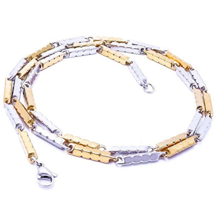 Moncuk Design Paslanmaz Erkek Çelik Kolye 335111P2D2