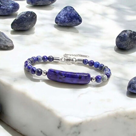 Moncuk Design Lapis Doğraltaş Çelik Halat Ve Çelik Klipsli Bileklik 33512B19D4