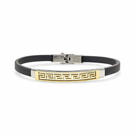 Moncuk Design Desenli Çelik Bileklik 3351SCB017