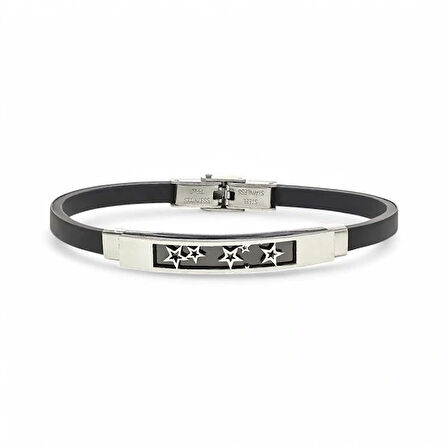 Moncuk Design Galaksi Yıldızlar Desenli Çelik Bileklik 3351SCB021