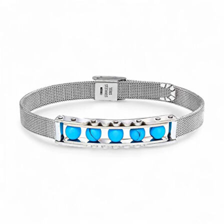 Moncuk Design Turkuaz Taş Ve Paslanmaz Çelik Bileklik 33512B23D3