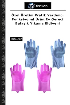 Özel Üretim Pratik Yardımcı Fonksiyonel Ürün Ev Gereci Bulaşık Yıkama Eldiveni