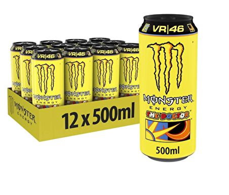 Monster Energy V46 The Doctor Enerji İçeceği 500 Ml X 12 Adet