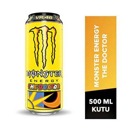 Monster Energy V46 The Doctor Enerji İçeceği 500 Ml X 12 Adet