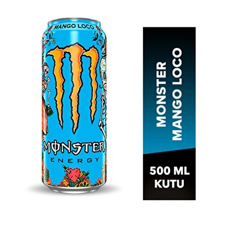 Monster Energy Mango Loco Enerji İçeceği 500 Ml X 12 Adet