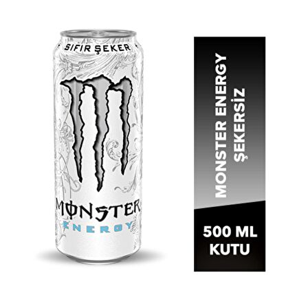 Monster Energy Şekersiz Enerji İçeceği 500 Ml