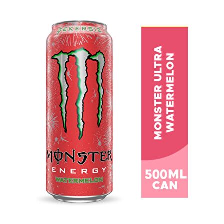 Monster Energy Watermelon Enerji İçeceği 500 Ml X 12 Adet