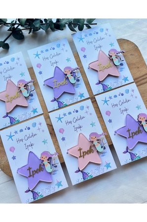 Kişiye Özel Epoksi Bebek Magnet & Anahtarlık 10 Adet