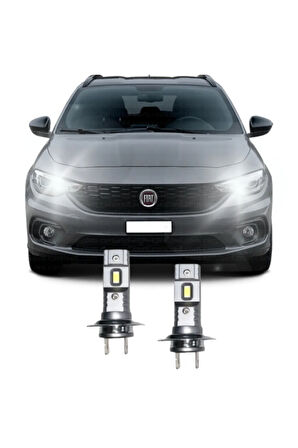FIAT EGEA MERCEKLİ FAR LED UZUN FAR AMPULÜ H7 Mini Led 2'li Set