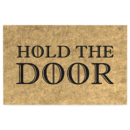 Monnhein Kapı Önü Paspası - Modern ve Şık Kapı Paspası | Ev, Ofis ve Dış Mekân Kullanımı İçin (Hodor's Mat)
