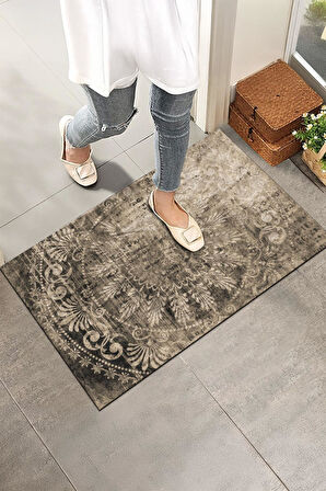 Monnhein Kapı Önü Paspası - Modern ve Şık Kapı Paspası | Ev, Ofis ve Dış Mekân Kullanımı İçin (Vintage Elegance)