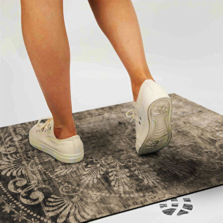 Monnhein Kapı Önü Paspası - Modern ve Şık Kapı Paspası | Ev, Ofis ve Dış Mekân Kullanımı İçin (Vintage Elegance)