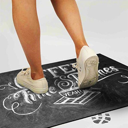 Monnhein Kapı Önü Paspası - Modern ve Şık Kapı Paspası | Ev, Ofis ve Dış Mekân Kullanımı İçin (Latte) (Caffe Time Bitc..)