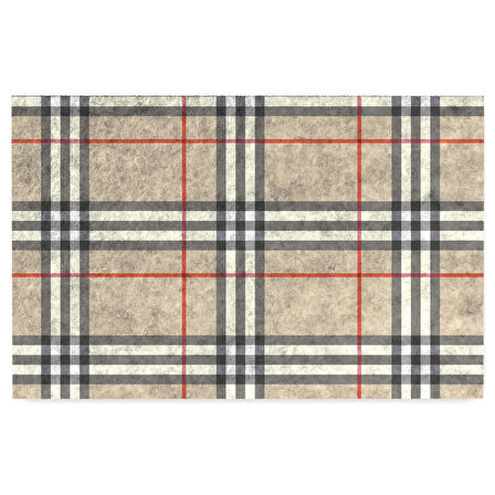 Monnhein Kapı Önü Paspası - Modern ve Şık Kapı Paspası | Ev, Ofis ve Dış Mekân Kullanımı İçin (Ekose)