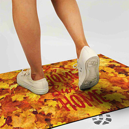 Monnhein Kapı Önü Paspası - Modern ve Şık Kapı Paspası | Ev, Ofis ve Dış Mekân Kullanımı İçin (Sonbahar)