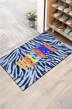 Monnhein Kapı Önü Paspası - Modern ve Şık Kapı Paspası | Ev, Ofis ve Dış Mekân Kullanımı İçin (Renkli Karşılama Welcome)