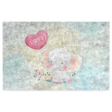 Monnhein Kapı Önü Paspası - Modern ve Şık Kapı Paspası | Ev, Ofis ve Dış Mekân Kullanımı İçin (Love Fil)