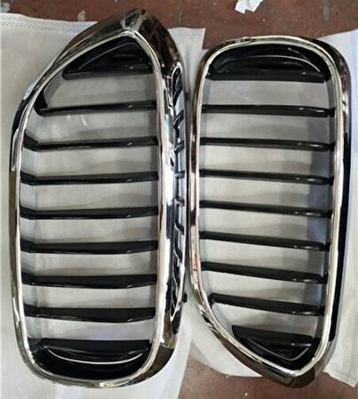 Monreal 76251 Ön Panjur Krom Krom Siyah Basıs Set BMW G30 2017- 51137383519