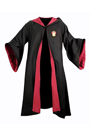 Harry Potter Gryffindor Kapişonlu Cübbe Çocuk Boy 7-8 Yaş