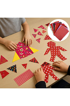 Desenli Elişi Kağıdı 10'lu Paket 10 Farklı Desen Elişi Kağıdı