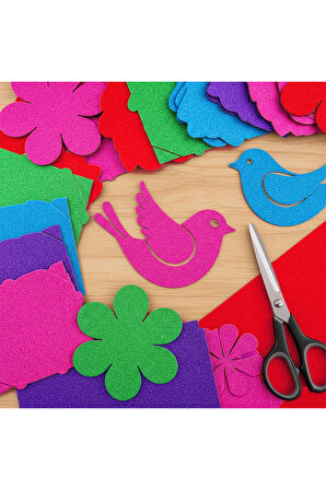 Simli 50x70 Fon Kartonu 10'lu Paket Renkli Paket