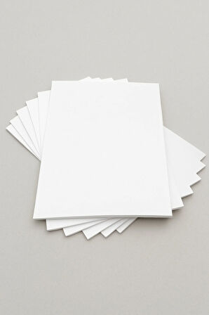 Amerikan Bristol Karton Bristol Kağıdı 50x70 cm - 10'lu Paket Parlak ve Mat Çift Taraflı