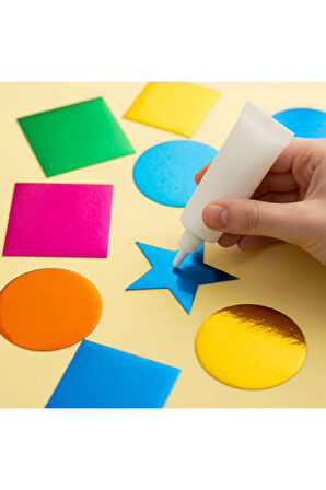 Aynalı Metalize Fon Kartonu 50x70 Cm 10 Adet Karışık Renk - 10'lu Paket