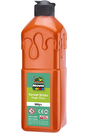 Turuncu Parmak Boyası Nova Color 500 ml - Kolay Silinebilir