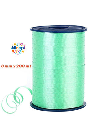 Açık Yeşil Rafya Balon ipi 8 mm x 200 mt Pastel Renk