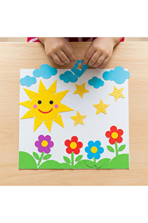 100 Paket Elişi Kağıdı 20x30 Paketi 10'lu Hobi Tasarım Anaokulu Kreş Malzemesi