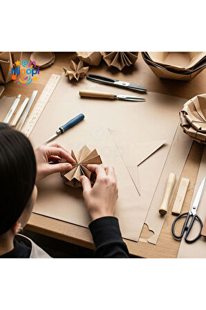 75 Paket Kraft Kağıt 90 gr Saman Kağıt 20x30 Paketi 100'lü