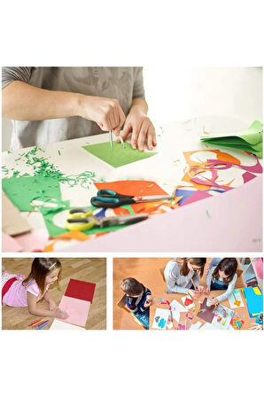 Beyaz Fon Kartonu 50x70 cm 100'lü Paket Renkli Fon Kartonu Kalın Büyük Boy