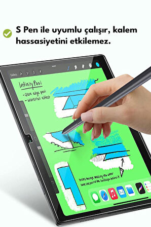 Monker Samsung Galaxy Tab A7 T500 T505 Uyumlu 10.4 inç Temperli Ekran Koruyucu Kırılmaz Cam