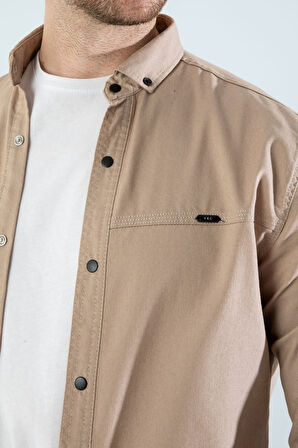 CEPSİZ SLİM FİT KOT GÖMLEK