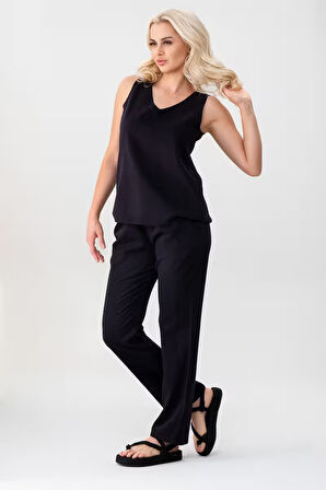 BOLD & YOUNG Kadın Kolsuz %100 Pamuklu Atlet