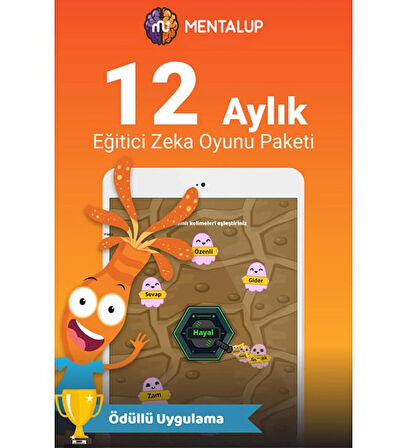 MentalUP 12 Aylık Online Eğitici Çocuk Oyunu