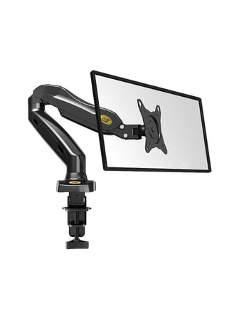 Luve Store NB F80 Gazlı Amortisörlü Tek Kollu Monitör Standı 17-27 İnç Hareketli Masaüstü Monitör Kolu VESA Uyumlu
