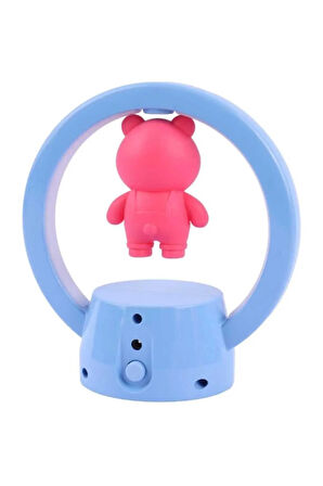 Renkli Çocuk Masa Lambası, Ayıcıklı ve Uzaylı Tasarımıyla Şirin ve Eğlenceli