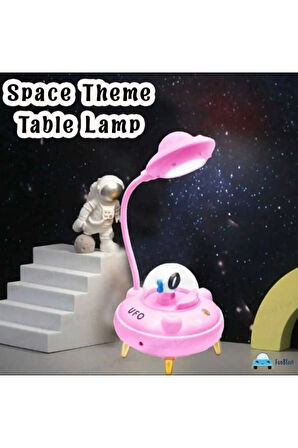 Temalı Masa Lambası- (1'Lİ PAKET) Çalışma Masası Led Lambası, Şarj Edilebilir Masa Lambası