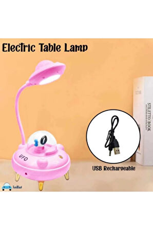 Temalı Masa Lambası- (1'Lİ PAKET) Çalışma Masası Led Lambası, Şarj Edilebilir Masa Lambası