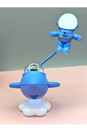 Mavi Dekoratif Gece Lambası Renk Değiştirebilen Masa Lambası