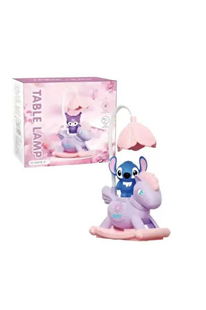 Karakterli Sevimli 360 Derece Ayarlanabilir Çiçekli Masa Lambası