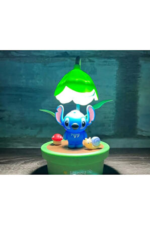 Sevimli Karakterli Led Işıklı Şirin Çocuk Gece ve Masa Lambası